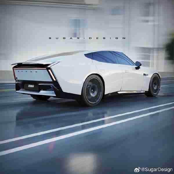 小鹏P7 Ultra非官方渲染图来了 设计激进 中式肌肉车？