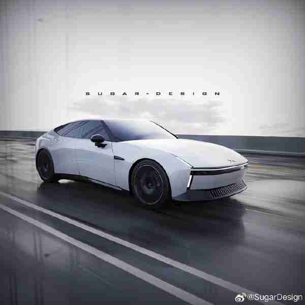 小鹏P7 Ultra非官方渲染图来了 设计激进 中式肌肉车？