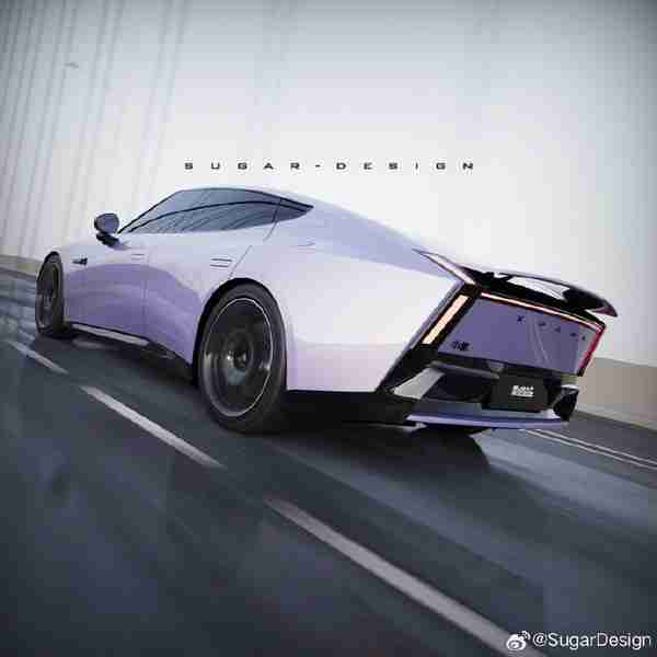 小鹏P7 Ultra非官方渲染图来了 设计激进 中式肌肉车？