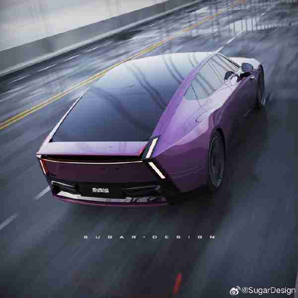 小鹏P7 Ultra非官方渲染图来了 设计激进 中式肌肉车？