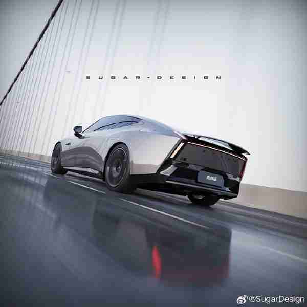 小鹏P7 Ultra非官方渲染图来了 设计激进 中式肌肉车？