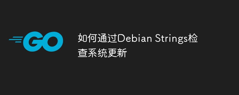 DebianStrings系统更新检查方法