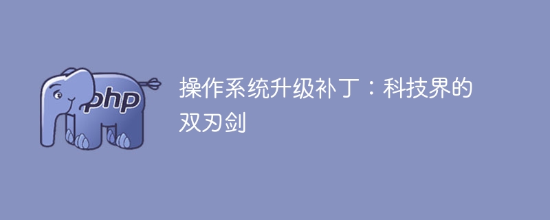 操作系统升级补丁：科技界的利与弊