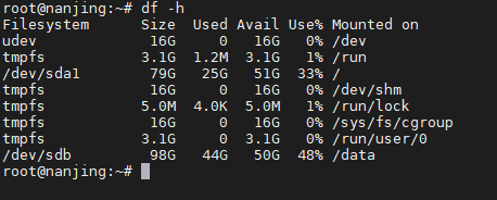 Linux磁盘空间的利器：`df` 和 `du`命令