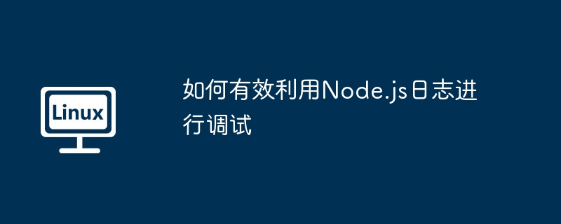 Node.js日志调试技巧与实战应用