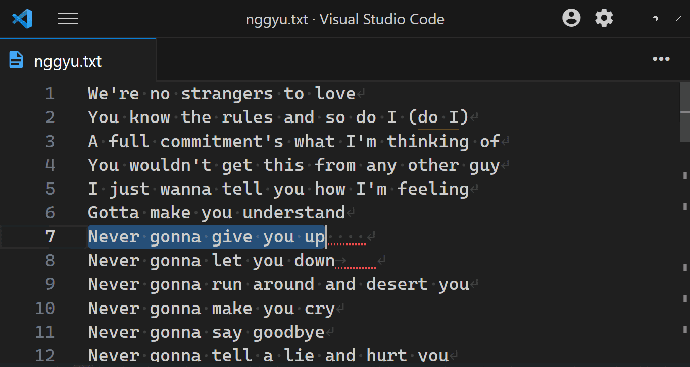"code-eol.highlightExtraWhitespace": true