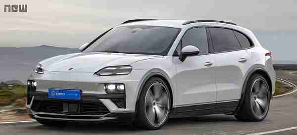 保时捷卡宴纯电版疑似现身上海 居然上了新能源“沪牌”