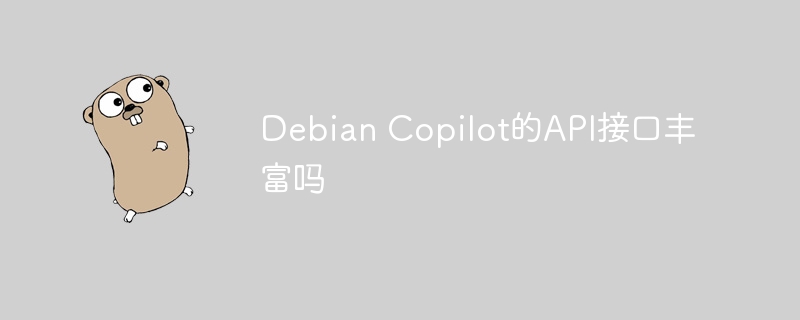 DebianCopilotAPI接口超级强大