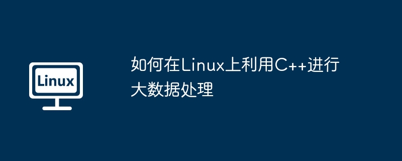 如何在Linux上利用C++进行大数据处理