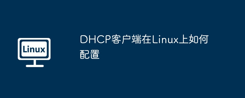 LinuxDHCP客户端配置详细教程