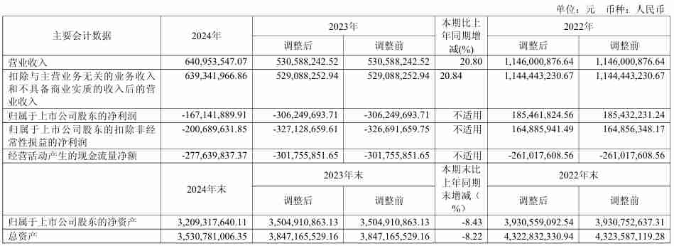 东芯股份2024年营收6.41亿元,净亏损达1.67亿元
