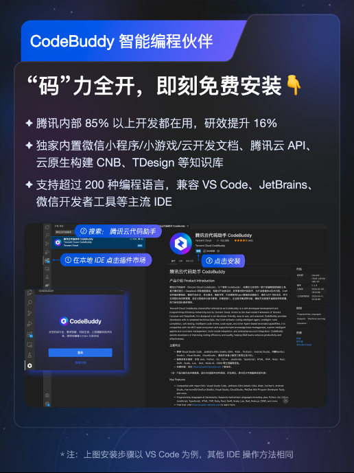 一句话开发好应用，腾讯云代码助手CodeBuddy 全新升级