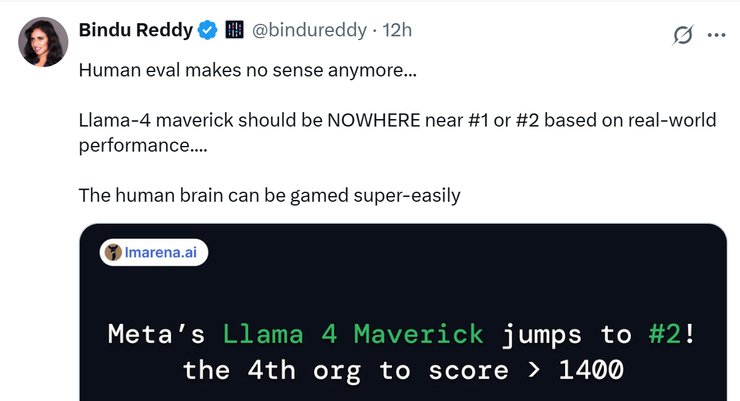 Llama 4 刷榜作弊引热议，20 万显卡集群就做出了个这？