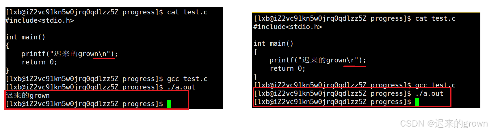 进度条 —— 第一个linux程序