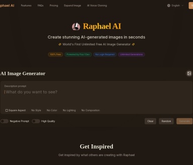 Raphael AI:Flux.1 Dev支持的免费AI图像生成器