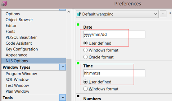 TOAD和PLSQL 默认日期显示、rowid显示、TNSNAME的修改