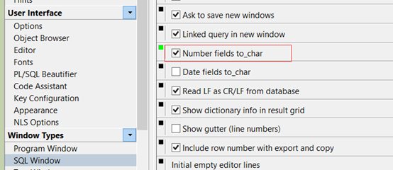 TOAD和PLSQL 默认日期显示、rowid显示、TNSNAME的修改