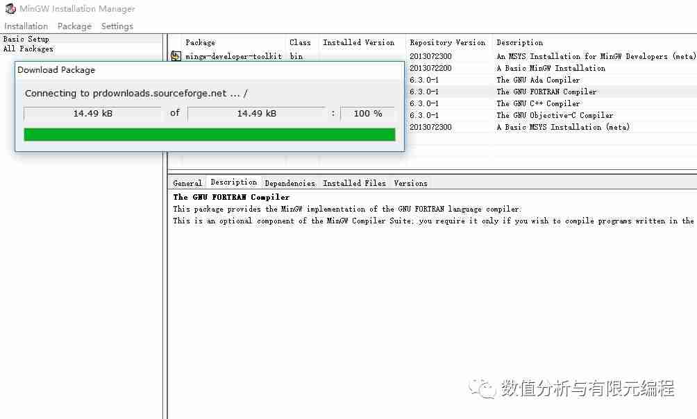 Windows安装gfortran