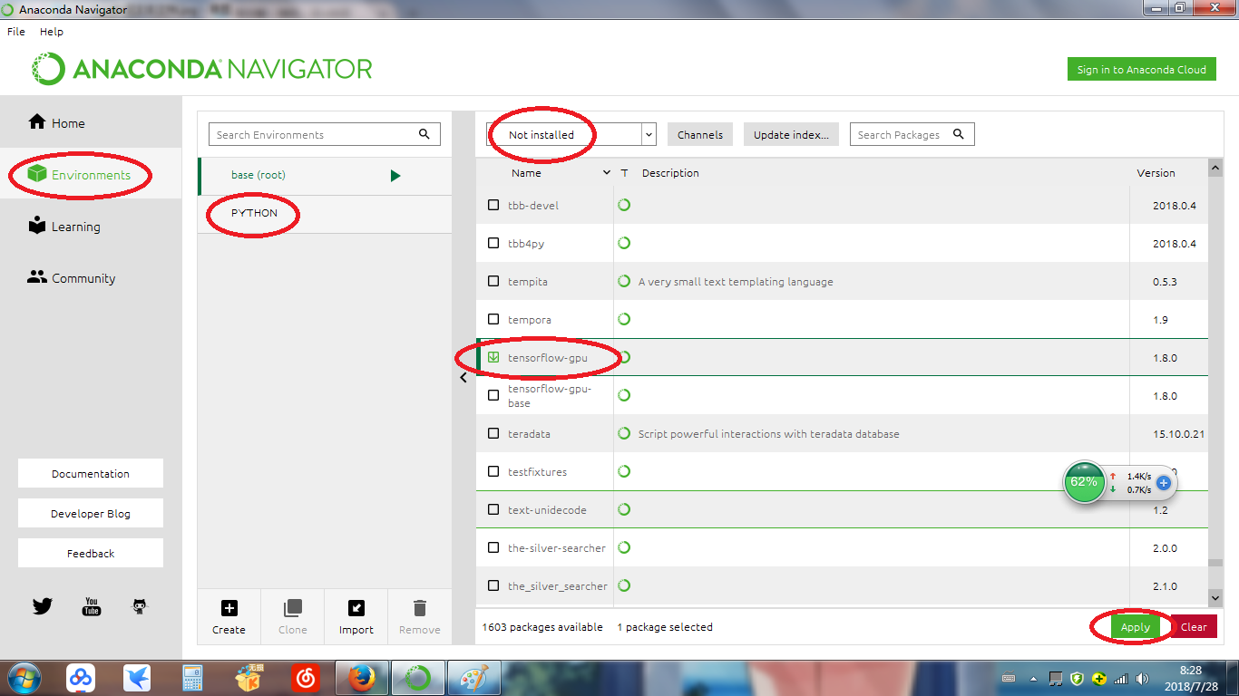从TensorFlow的安装开始