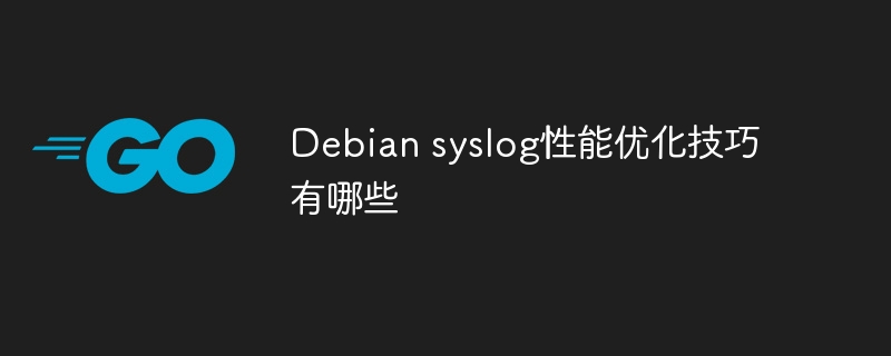 Debiansyslog性能优化秘籍大揭秘
