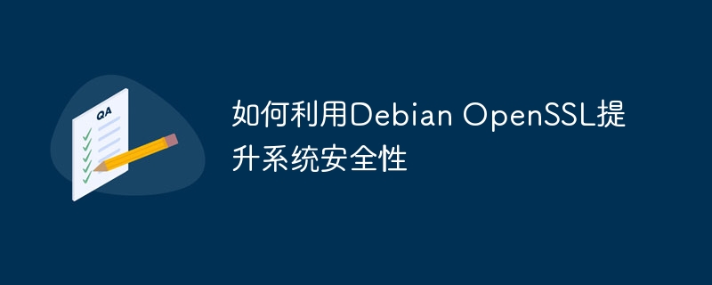 如何利用Debian OpenSSL提升系统安全性
