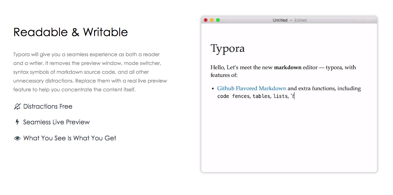 Typora：极致简洁的markdown编辑器