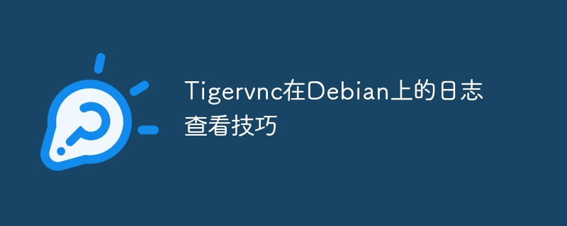 Debian上Tigervnc日志查看技巧全攻略