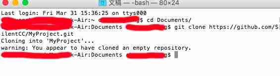 Windows 和 Mac 系统下安装git 并上传，修改项目