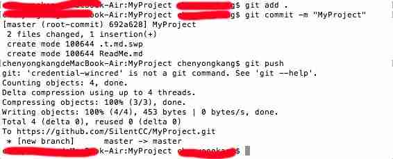 Windows 和 Mac 系统下安装git 并上传，修改项目