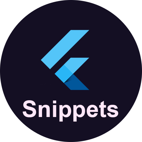 Awesome Flutter Snippets