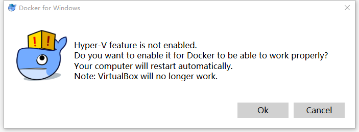 Docker在Win10下的安装和配置
原
