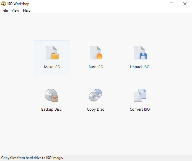 一款Windows 桌面应用程序ISO Workshop