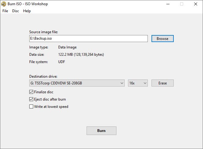一款Windows 桌面应用程序ISO Workshop