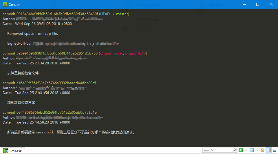 Cmder git 中文显示乱码解决方案