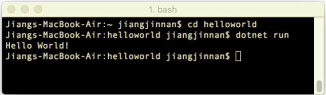 .NET Core多平台开发体验[2]: Mac OS X
