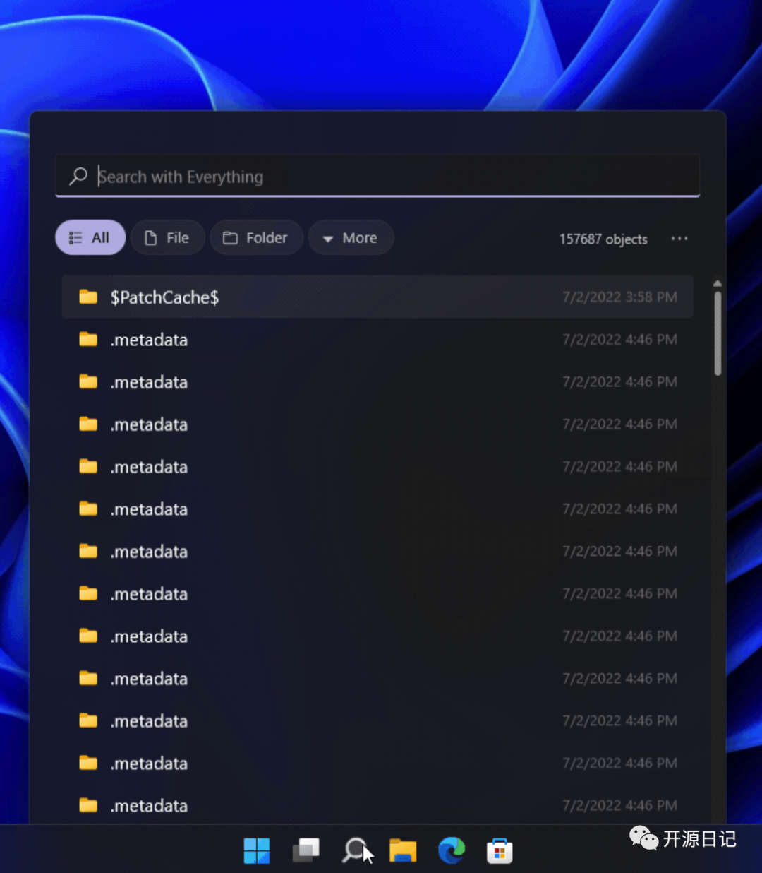 6.5K Star开源Windows任务栏的即时文件搜索神器,效率翻倍