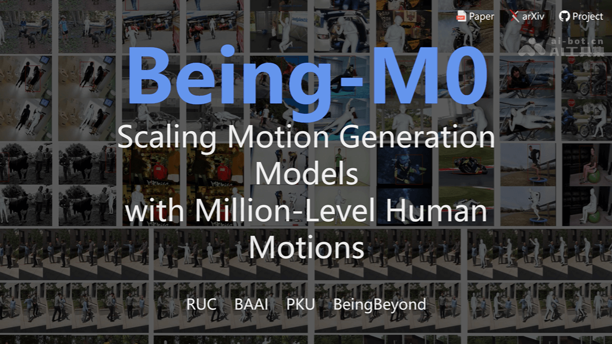 Being-M0— 北大联合人民大学推出的人形机器人通用动作生成模型