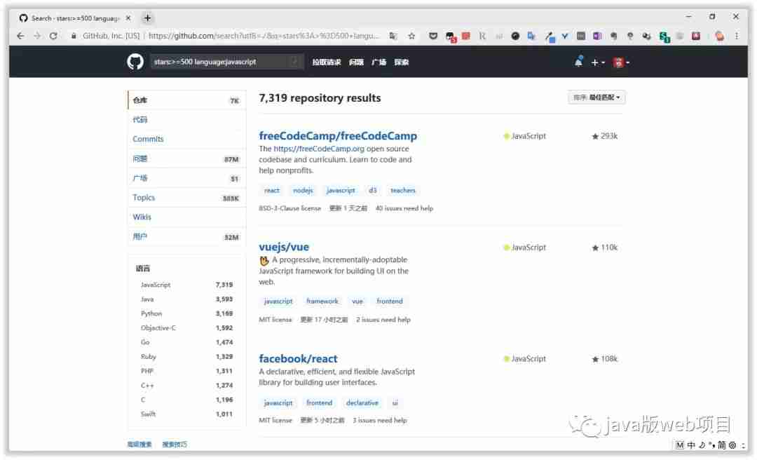 掌握3个搜索技巧,在 GitHub快速上找到实用软件资源