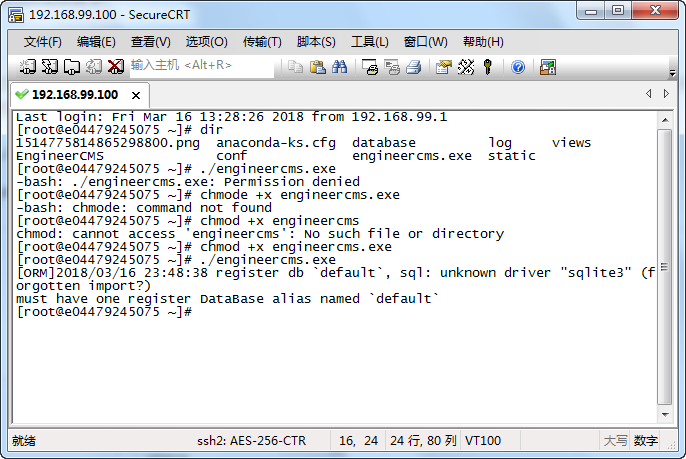 Windows里golang交叉编译Linux文件在docker里的centos中运行