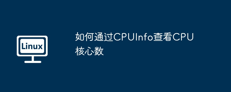 如何通过CPUInfo查看CPU核心数