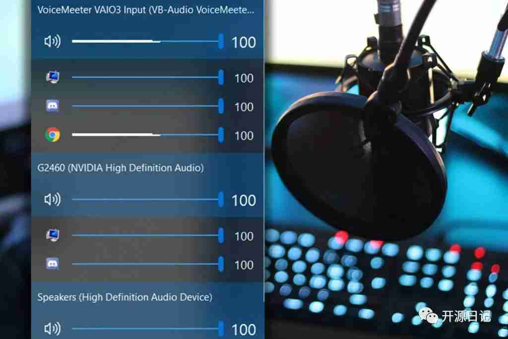 7.7K Star开源一款 Windows系统上的音量独立控制小工具,非常实用
