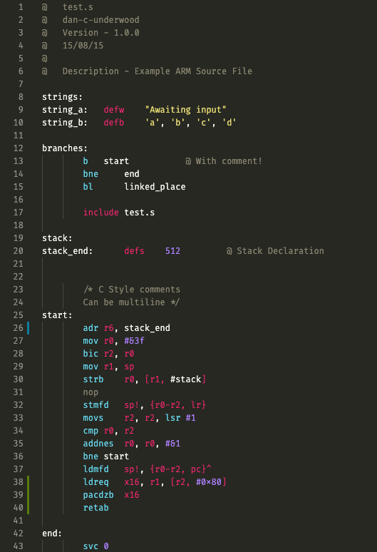 Arm Assembly高亮示例