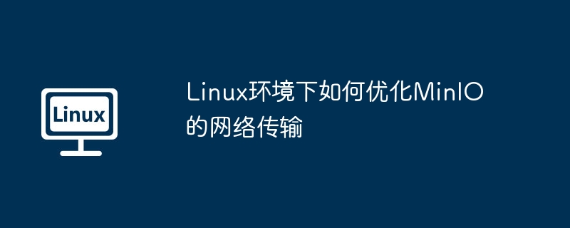 Linux下MinIO网络传输优化秘籍