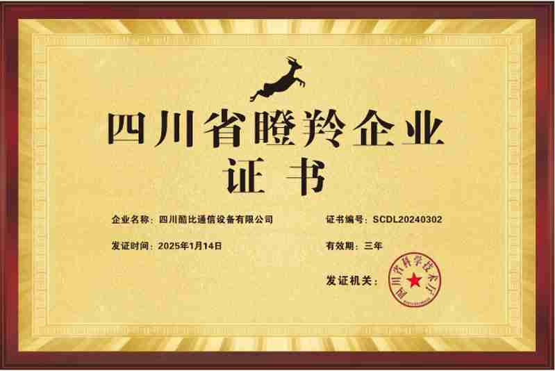 酷赛科技旗下四川酷比入选“四川省瞪羚企业”