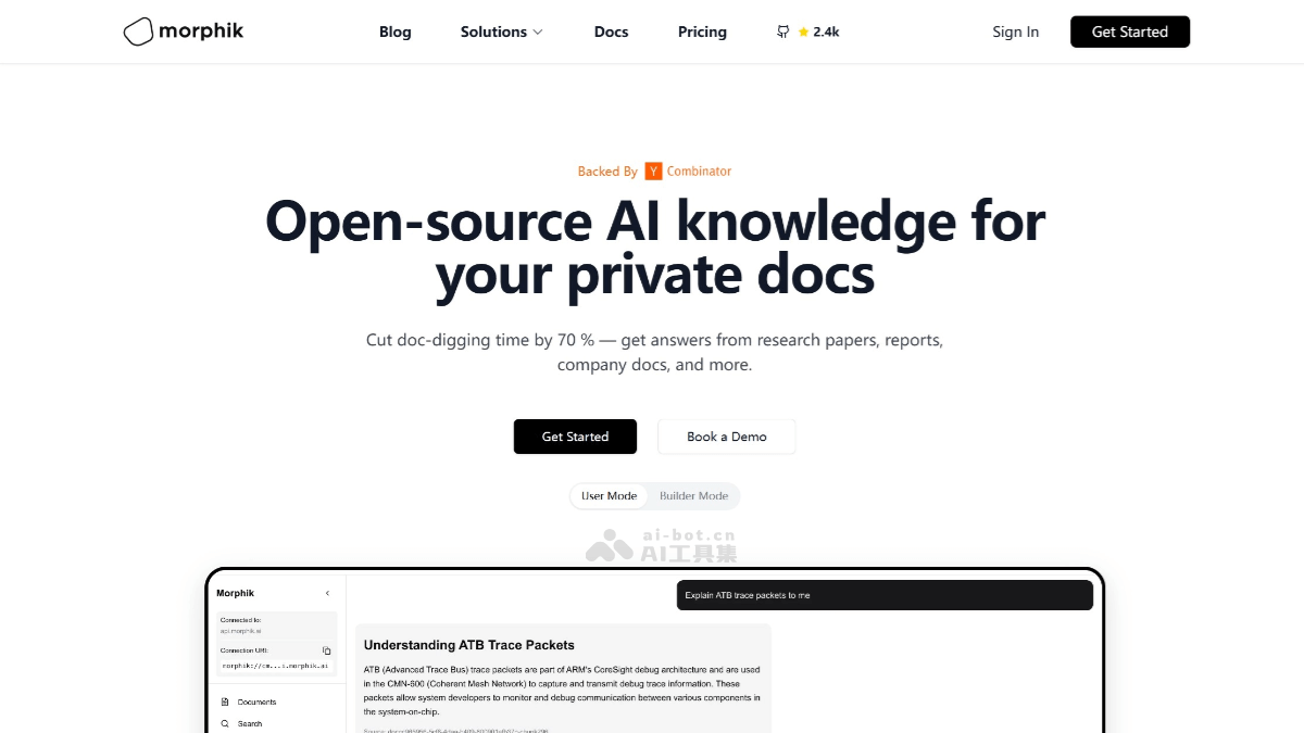 Morphik— 开源的多模态检索增强生成工具