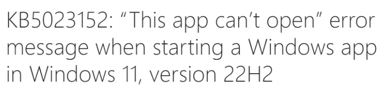 Win1122H2系统还原点BUG，应用无法打开解决攻略