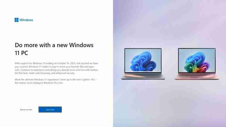 微软加大宣传攻势，推送更多 Win10 用户升级到 Windows 11 系统