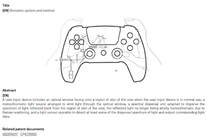 PS新专利生物感应手把？能感知玩家压力自动调整难度