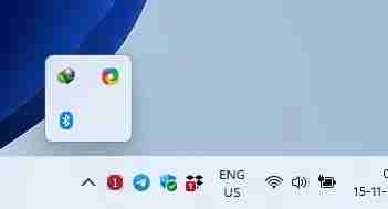 Win11如何管理和显示所有系统托盘图标？
